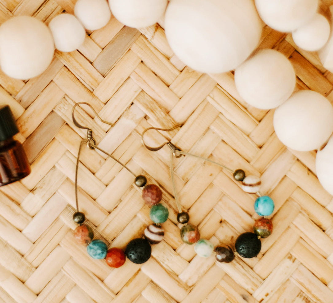 Terra Hoop Earrings