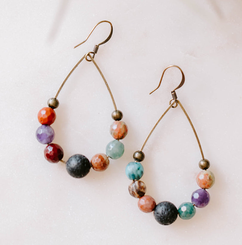 Terra Hoop Earrings