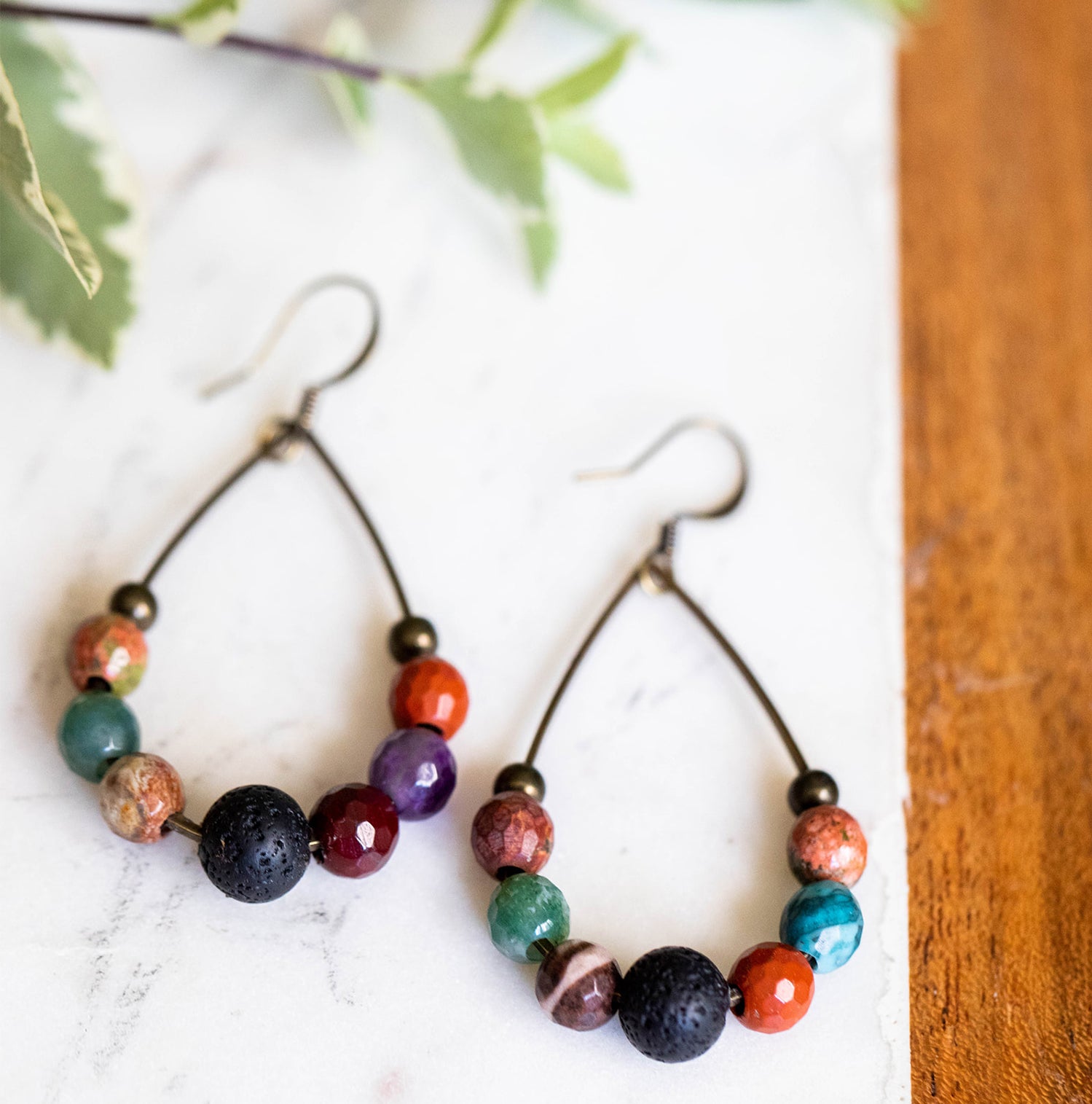 Terra Hoop Earrings