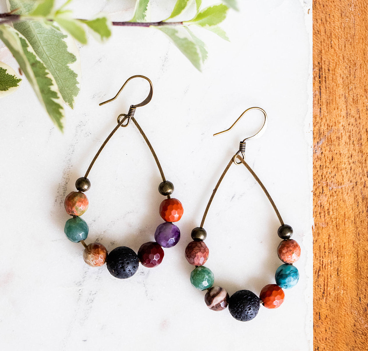 Terra Hoop Earrings